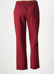 Pantalon droit rouge MULTIPLES femme seconde vue