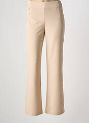 Pantalon droit beige MULTIPLES femme seconde vue