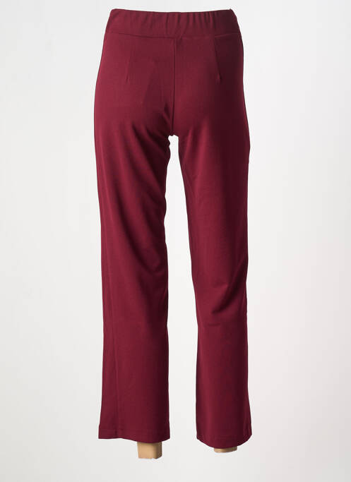 Pantalon droit bordeaux MULTIPLES femme