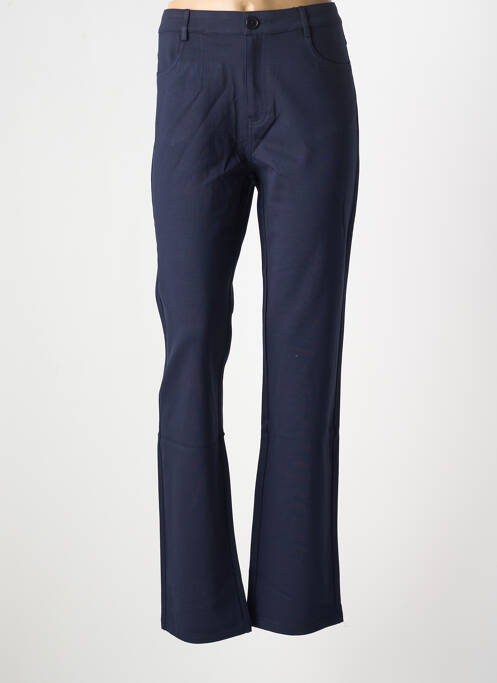 Pantalon droit bleu MULTIPLES femme