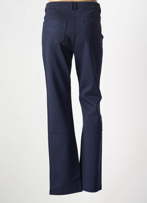 Pantalon droit bleu MULTIPLES femme