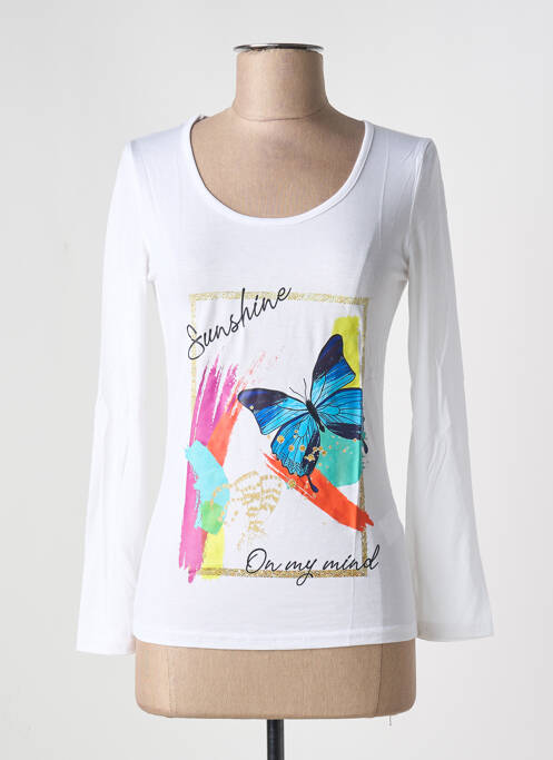 T-shirt blanc MULTIPLES femme