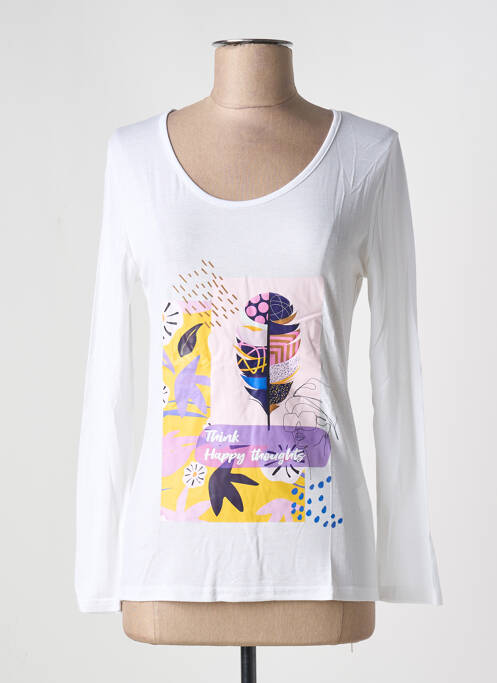 T-shirt blanc MULTIPLES femme