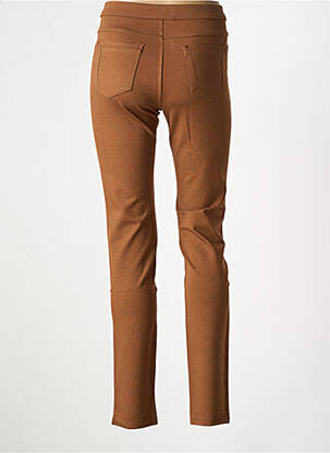 Pantalon slim marron MULTIPLES femme