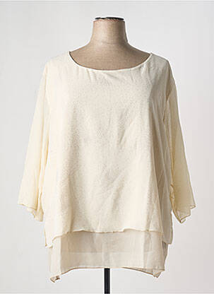 Tunique manches courtes ecru MULTIPLES femme