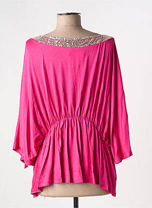 Tunique manches courtes rose MULTIPLES femme