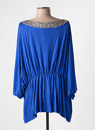 Tunique manches courtes bleu MULTIPLES femme