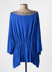 Tunique manches courtes bleu MULTIPLES femme seconde vue