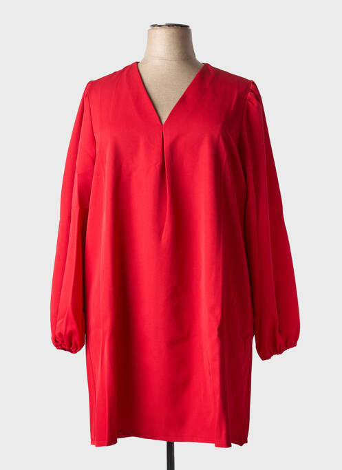 Robe mi-longue rouge MULTIPLES femme