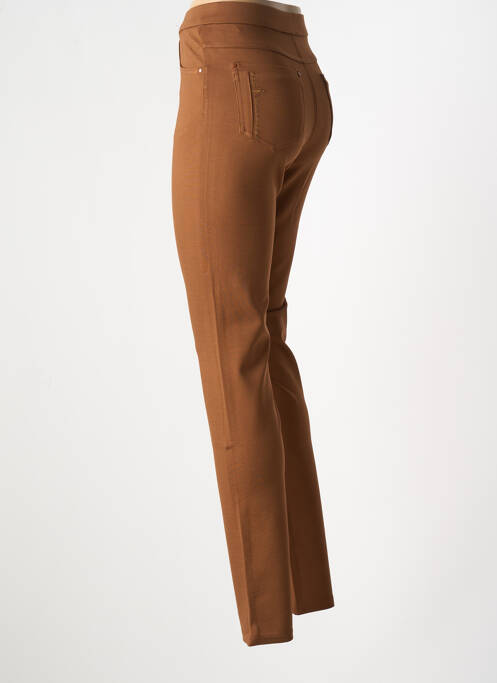 Pantalon slim marron MULTIPLES femme