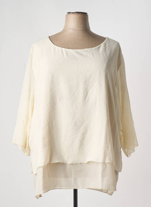 Tunique manches courtes ecru MULTIPLES femme