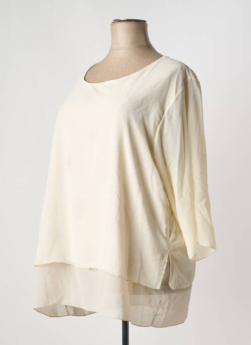 Tunique manches courtes ecru MULTIPLES femme