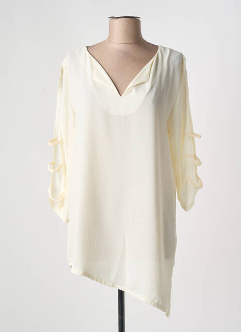 Tunique manches courtes ecru MULTIPLES femme