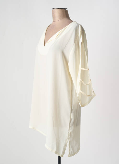 Tunique manches courtes ecru MULTIPLES femme