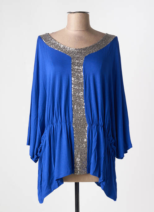 Tunique manches courtes bleu MULTIPLES femme