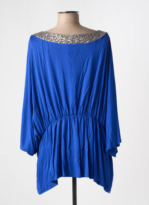 Tunique manches courtes bleu MULTIPLES femme