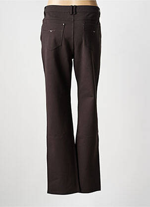 Pantalon droit marron MULTIPLES femme
