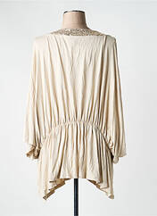 Tunique manches courtes beige MULTIPLES femme seconde vue