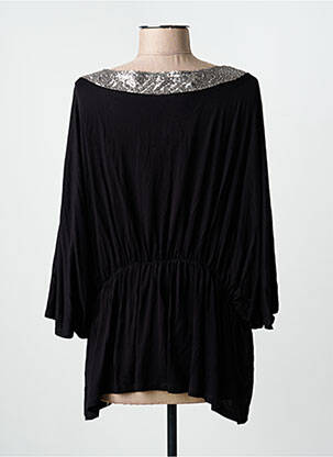 Tunique manches courtes noir MULTIPLES femme