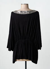 Tunique manches courtes noir MULTIPLES femme seconde vue