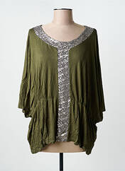 Tunique manches courtes vert MULTIPLES femme seconde vue