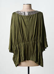 Tunique manches courtes vert MULTIPLES femme seconde vue