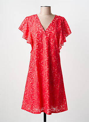 Robe mi-longue orange MULTIPLES femme