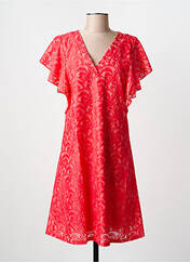 Robe mi-longue orange MULTIPLES femme seconde vue