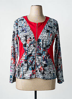 Gilet manches longues gris MULTIPLES femme