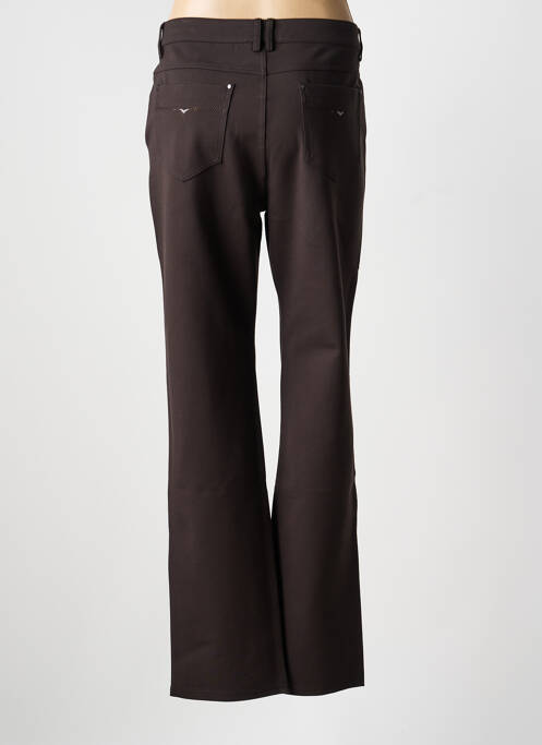Pantalon droit marron MULTIPLES femme