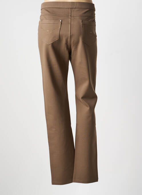 Pantalon slim marron MULTIPLES femme