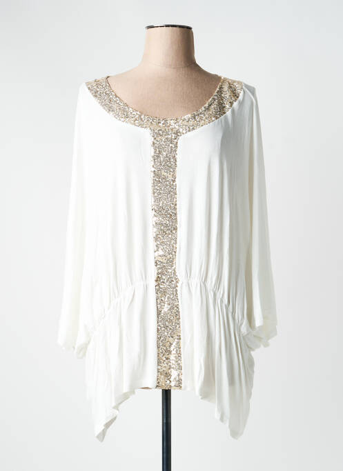 Tunique manches courtes blanc MULTIPLES femme