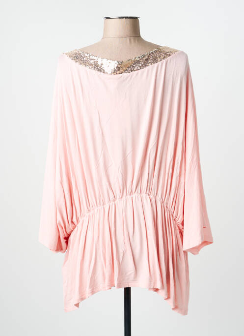 Tunique manches courtes rose MULTIPLES femme