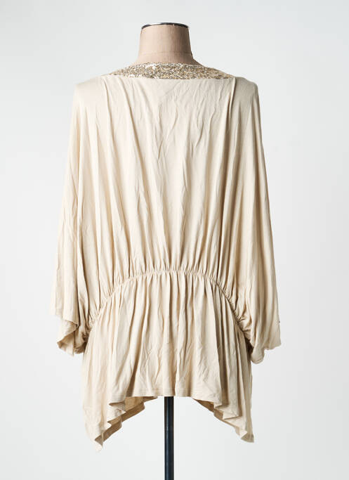 Tunique manches courtes beige MULTIPLES femme