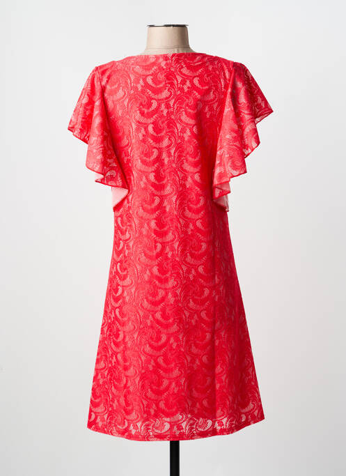 Robe mi-longue orange MULTIPLES femme