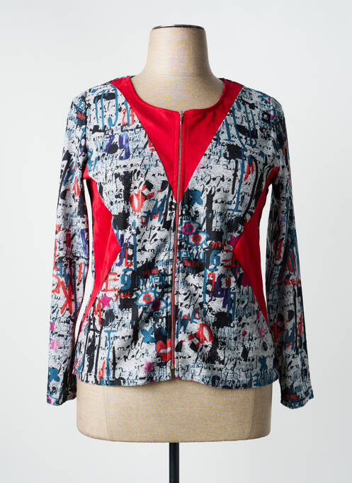 Gilet manches longues gris MULTIPLES femme