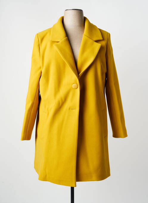 Manteau long jaune MULTIPLES femme