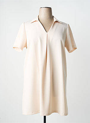 Robe mi-longue beige MULTIPLES femme