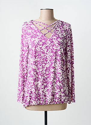 Top violet MULTIPLES femme