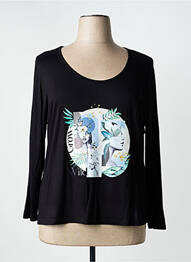 T-shirt noir MULTIPLES femme