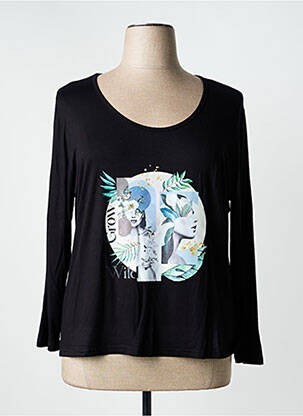 T-shirt noir MULTIPLES femme
