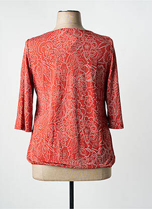 Top orange MULTIPLES femme