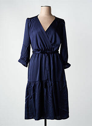 Robe mi-longue bleu MULTIPLES femme