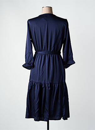 Robe mi-longue bleu MULTIPLES femme