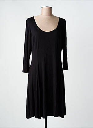 Robe mi-longue noir MULTIPLES femme