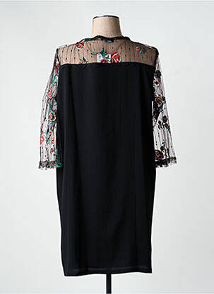 Robe mi-longue noir MULTIPLES femme