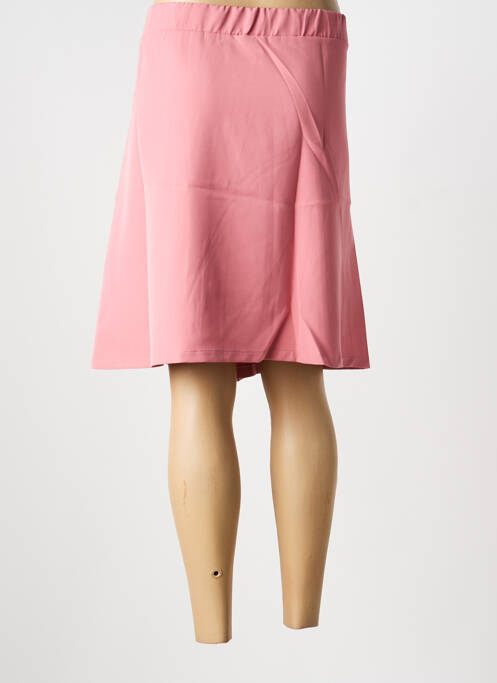 Jupe mi-longue rose MULTIPLES femme