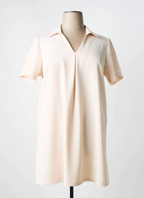 Robe mi-longue beige MULTIPLES femme
