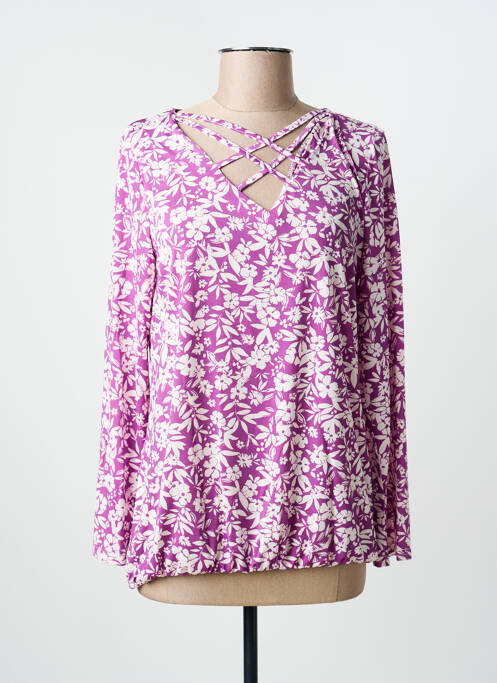Top violet MULTIPLES femme