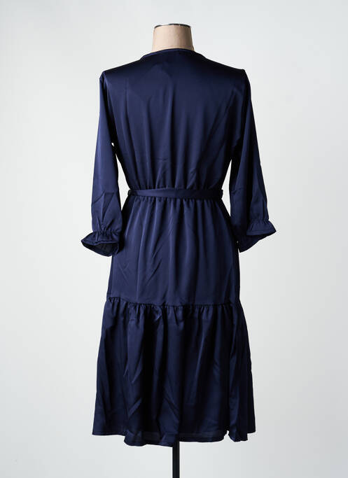 Robe mi-longue bleu MULTIPLES femme